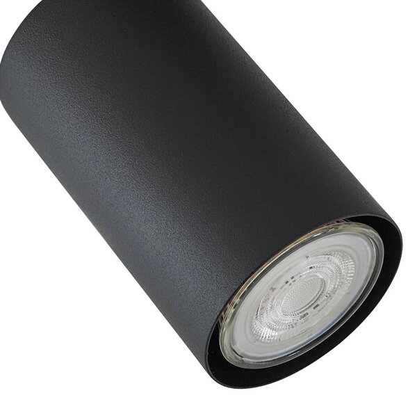 Lampa sufitowa Lindby Joffrey, 78 cm, czarna, 5-punktowa, GU10 Joffrey Lindby, możliwość ściemniania, czarny, salon / jadalnia, aluminium, nowoczesny