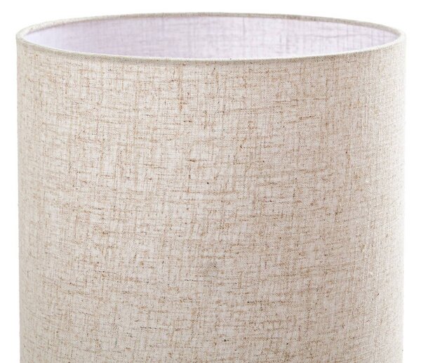Lampa stojąca Elfie Lindby, kremowy / amber, salon / jadalnia, tkanina / materiał / jedwab, skandynawski