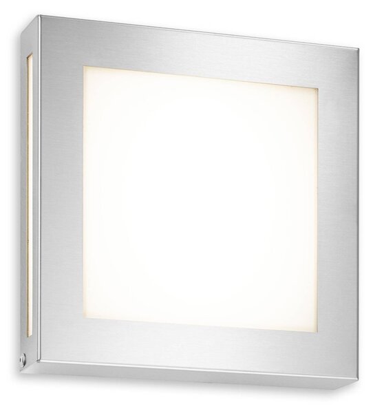CMD Kinkiet zewnętrzny LED LEGENDO, aluminiowy / szary / cynkowy, stal szlachetna, nowoczesny
