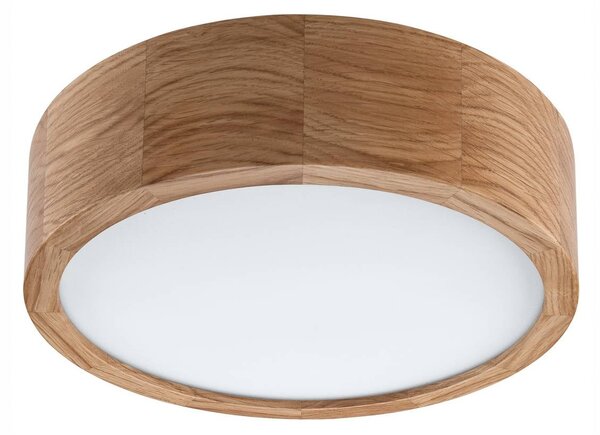 Lampa sufitowa Caspian Envostar, możliwość ściemniania, jasne drewno, łazienka, drewno