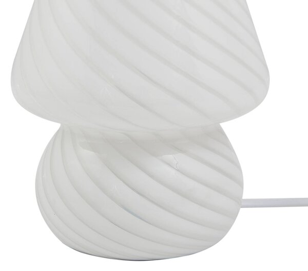 Lampa stołowa Andriana Lindby, biały / opal, salon / jadalnia, szkło, nowoczesny