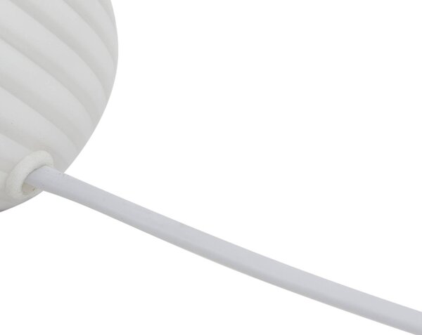 Lampa stołowa Andriana Lindby, biały / opal, salon / jadalnia, szkło, nowoczesny
