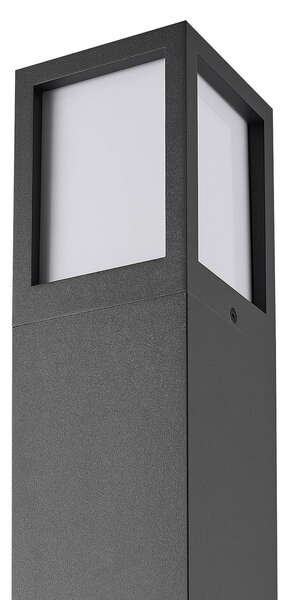 Deko-Light Słupek oświetleniowy Facado II, możliwość ściemniania, aluminiowy / szary / cynkowy, aluminium