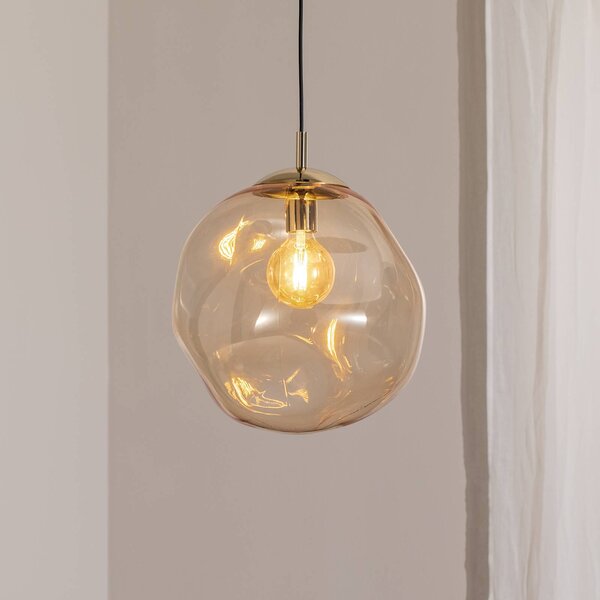 Lampa wisząca szklana Sol TK Lighting, możliwość ściemniania, przezroczysty / transparentny, salon / jadalnia, szkło, nowoczesny