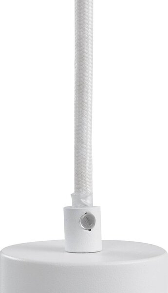 Lampa wisząca Joffrey Lindby, możliwość ściemniania, biały / opal, salon / jadalnia, metal, nowoczesny