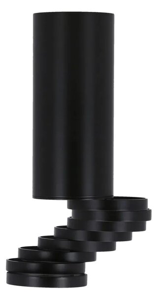 Czarna metalowa lampa sufitowa S5-Z58