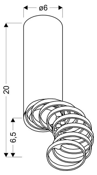 Biała nowoczesna metalowa lampa sufitowa - 3X D241 E8-B95
