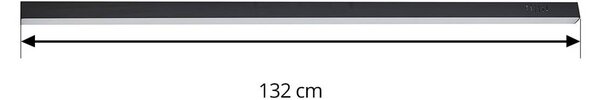 Lampa sufitowa LED Teniona Lucande, możliwość ściemniania, czarny, salon / jadalnia, aluminium, nowoczesny