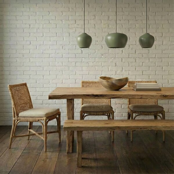 Lampa wisząca Malisa Lucande, możliwość ściemniania, zielony, salon / jadalnia, metal, skandynawski