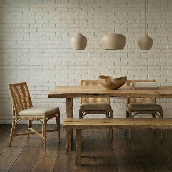 Lampa wisząca Malisa Lucande, możliwość ściemniania, kremowy / amber, salon / jadalnia, metal, skandynawski