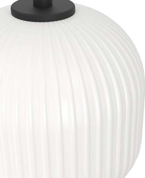 EGLO Lampa wisząca szklana Mantunalle, możliwość ściemniania, biały / opal, salon / jadalnia, szkło, skandynawski