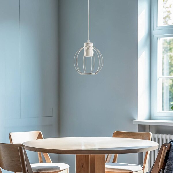 Lampa wisząca STARLIGHT HELAM, kremowy / amber, salon / jadalnia, metal