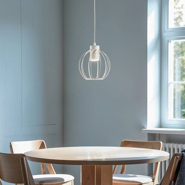 Lampa wisząca STARLIGHT HELAM, kremowy / amber, salon / jadalnia, metal