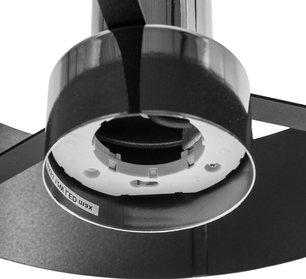 Lampa wisząca Rif Lux SIGMA, możliwość ściemniania, czarny, salon / jadalnia, metal, nowoczesny