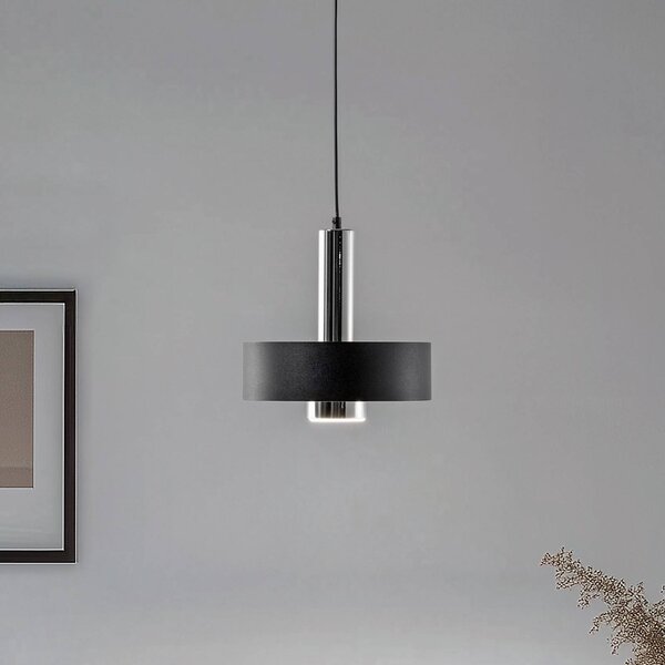 Lampa wisząca Rif Lux SIGMA, możliwość ściemniania, czarny, salon / jadalnia, metal, nowoczesny