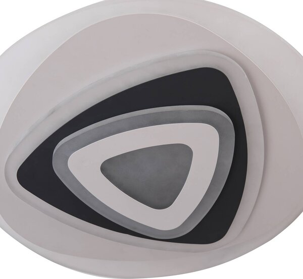 Lampa sufitowa LED Rebeka Lindby, możliwość ściemniania, biały / opal, salon / jadalnia, tworzywo sztuczne, nowoczesny