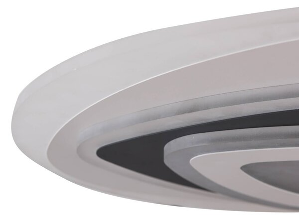 Lampa sufitowa LED Rebeka Lindby, możliwość ściemniania, biały / opal, salon / jadalnia, tworzywo sztuczne, nowoczesny
