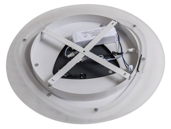 Lampa sufitowa LED Rebeka Lindby, możliwość ściemniania, biały / opal, salon / jadalnia, tworzywo sztuczne, nowoczesny
