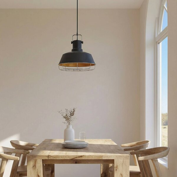 Lampa wisząca Mason ROYALTECH, możliwość ściemniania, czarny, salon / jadalnia, metal, vintage