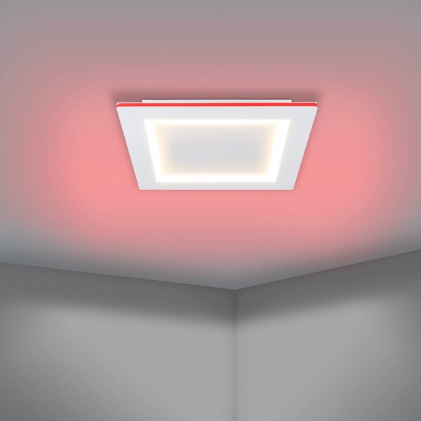 EGLO connect Inteligentna lampa sufitowa Connect Padrogiano-Z, możliwość ściemniania, biały / opal, salon / jadalnia, metal, nowoczesny