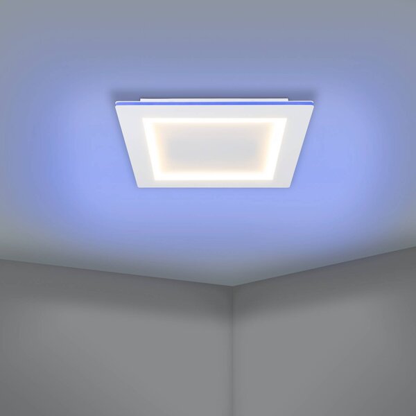EGLO connect Inteligentna lampa sufitowa Connect Padrogiano-Z, możliwość ściemniania, biały / opal, salon / jadalnia, metal, nowoczesny