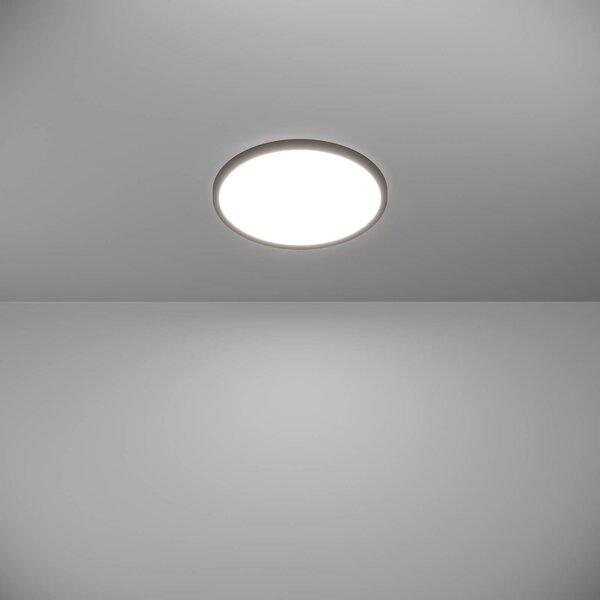 EGLO connect Inteligentna lampa sufitowa Connect Rovito-Z, możliwość ściemniania, czarny, salon / jadalnia, tworzywo sztuczne