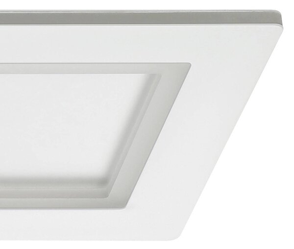 EGLO connect Inteligentna lampa sufitowa Connect Padrogiano-Z, możliwość ściemniania, biały / opal, salon / jadalnia, metal, nowoczesny