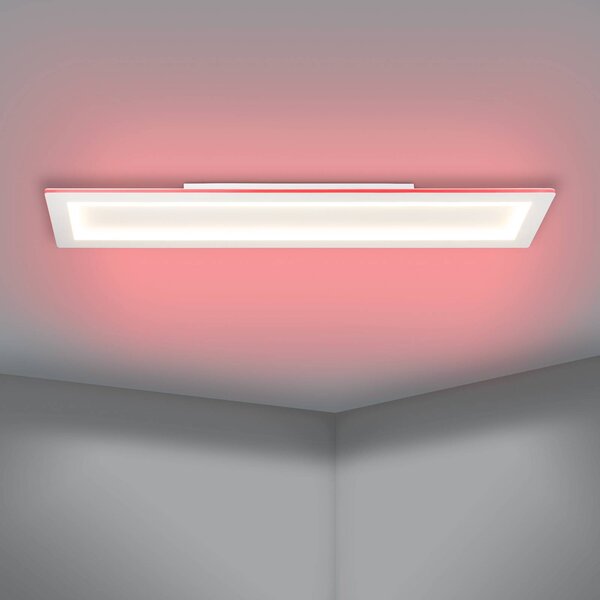 EGLO connect Inteligentna lampa sufitowa Connect Padrogiano-Z, możliwość ściemniania, biały / opal, salon / jadalnia, metal, nowoczesny