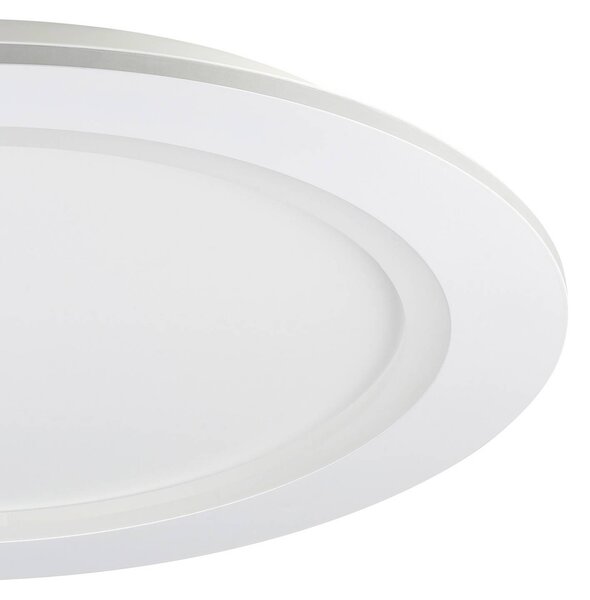 EGLO connect Inteligentna lampa sufitowa Connect Padrogiano-Z, możliwość ściemniania, biały / opal, salon / jadalnia, metal, nowoczesny
