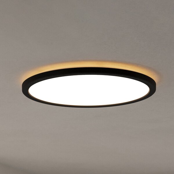 EGLO connect Inteligentna lampa sufitowa Connect Rovito-Z, możliwość ściemniania, czarny, salon / jadalnia, tworzywo sztuczne