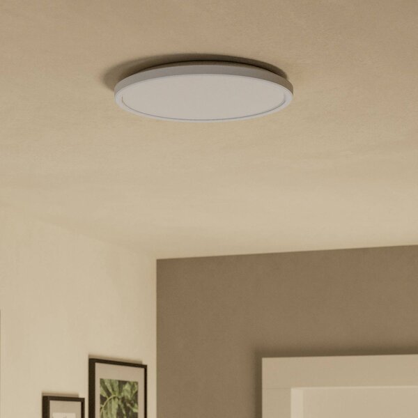 EGLO connect Inteligentna lampa sufitowa Connect Rovito-Z, możliwość ściemniania, biały / opal, salon / jadalnia, tworzywo sztuczne