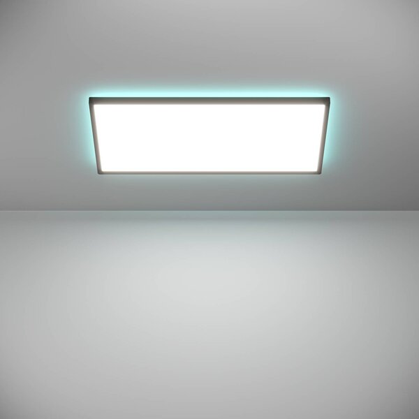 EGLO connect Inteligentna lampa sufitowa Connect Rovito-Z, możliwość ściemniania, czarny, salon / jadalnia, tworzywo sztuczne