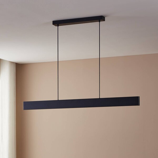 EGLO Inteligentna lampa wisząca Connect Andreas-Z, możliwość ściemniania, czarny, salon / jadalnia, metal, nowoczesny