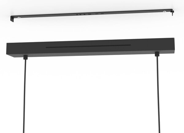 EGLO Inteligentna lampa wisząca Connect Andreas-Z, możliwość ściemniania, czarny, salon / jadalnia, metal, nowoczesny