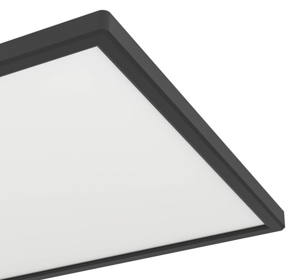EGLO connect Inteligentna lampa sufitowa Connect Rovito-Z, możliwość ściemniania, czarny, salon / jadalnia, tworzywo sztuczne