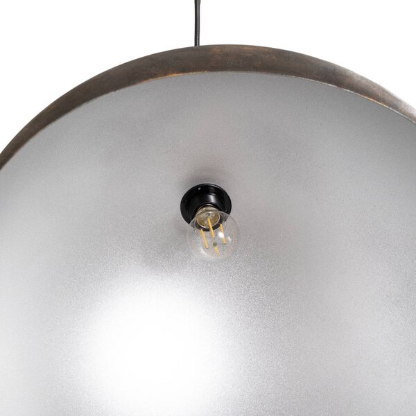 Lampa wisząca Berceste Opviq, możliwość ściemniania, brązowy / mosiężny, salon / jadalnia, metal, vintage