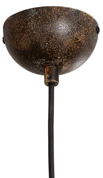 Lampa wisząca Berceste Opviq, możliwość ściemniania, brązowy / mosiężny, salon / jadalnia, metal, vintage