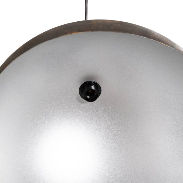 Lampa wisząca Berceste Opviq, możliwość ściemniania, brązowy / mosiężny, salon / jadalnia, metal, vintage