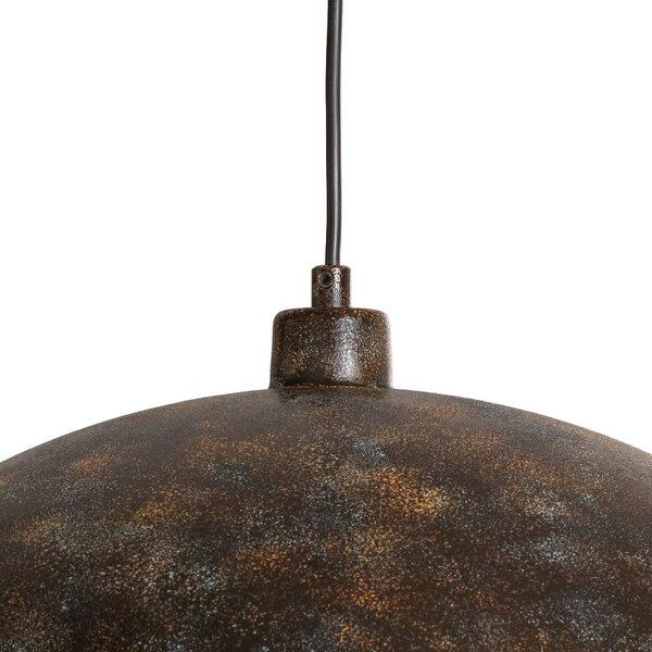 Lampa wisząca Berceste Opviq, możliwość ściemniania, brązowy / mosiężny, salon / jadalnia, metal, vintage