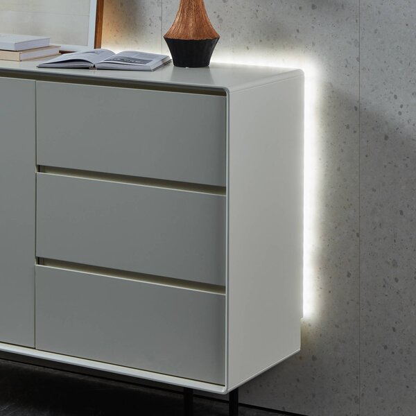 EGLO Lampa wisząca szklana Oilella, możliwość ściemniania, czarny, salon / jadalnia, szkło