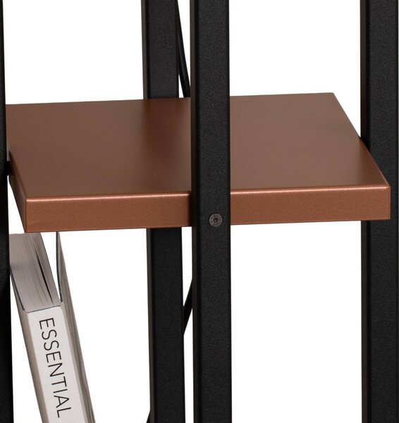 Lampa stojąca Shelf Opviq, czarny, salon / jadalnia, metal, nowoczesny