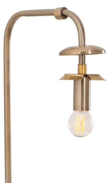 Lampa stojąca Viran Opviq, mosiężny / złoty, salon / jadalnia, metal