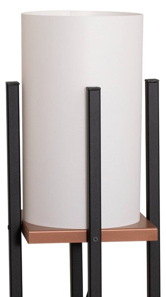 Lampa stojąca Shelf Opviq, czarny, salon / jadalnia, metal, nowoczesny