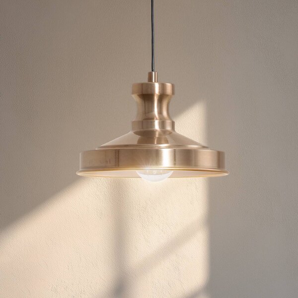 Lampa wisząca Berceste Opviq, możliwość ściemniania, mosiężny / złoty, salon / jadalnia, metal, nowoczesny