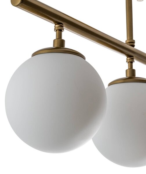 Lampa sufitowa Atmaca Opviq, możliwość ściemniania, mosiężny / złoty, salon / jadalnia, metal