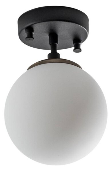 Lampa sufitowa Atmaca Opviq, możliwość ściemniania, czarny, salon / jadalnia, szkło
