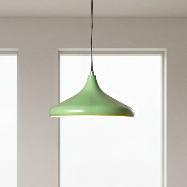 Lampa wisząca Eysan Opviq, możliwość ściemniania, zielony, salon / jadalnia, metal, skandynawski