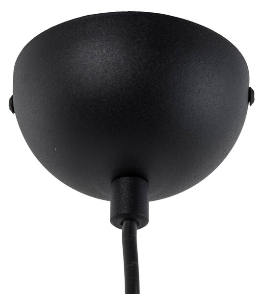 Lampa wisząca Berceste Opviq, możliwość ściemniania, czarny, salon / jadalnia, metal