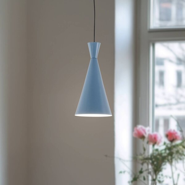 Lampa wisząca Tom Opviq, możliwość ściemniania, niebieski, salon / jadalnia, metal, młodzieżowy