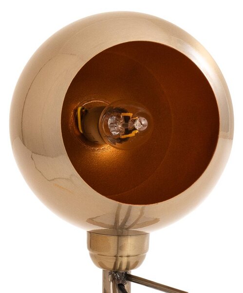 Lampa stołowa Mixed Opviq, mosiężny / złoty, salon / jadalnia, metal
